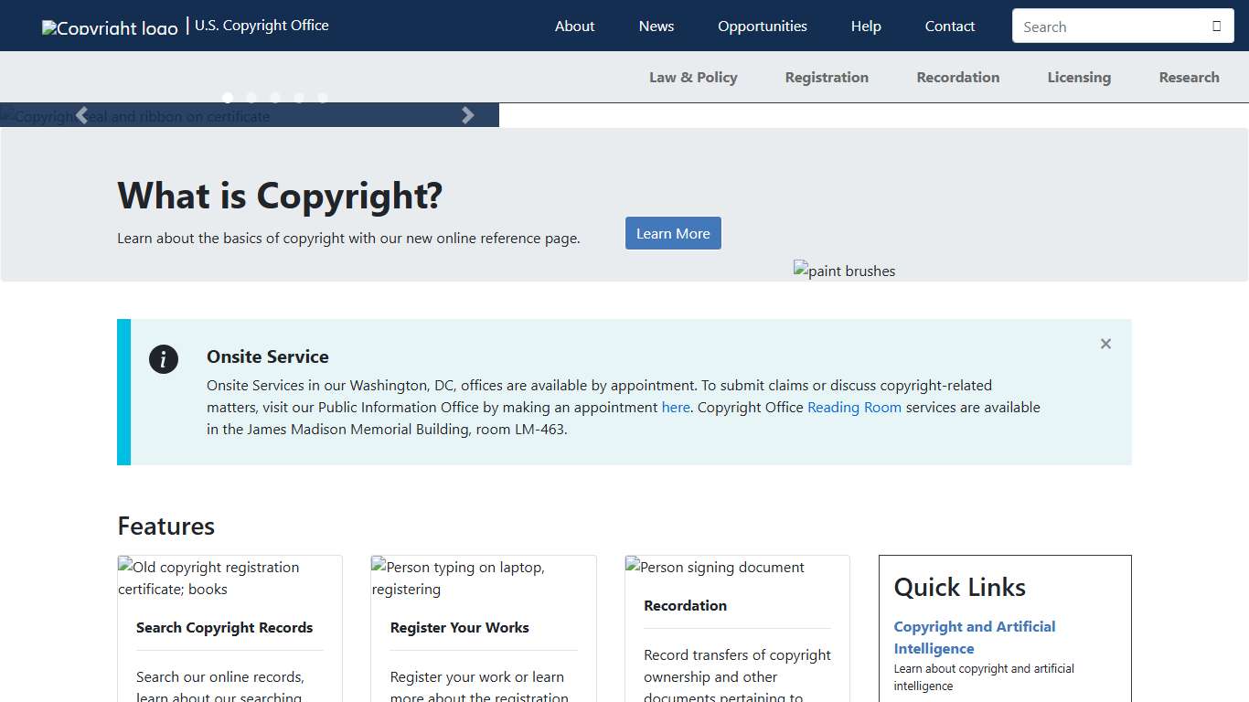 U.S. Copyright Office U.S. Copyright Office